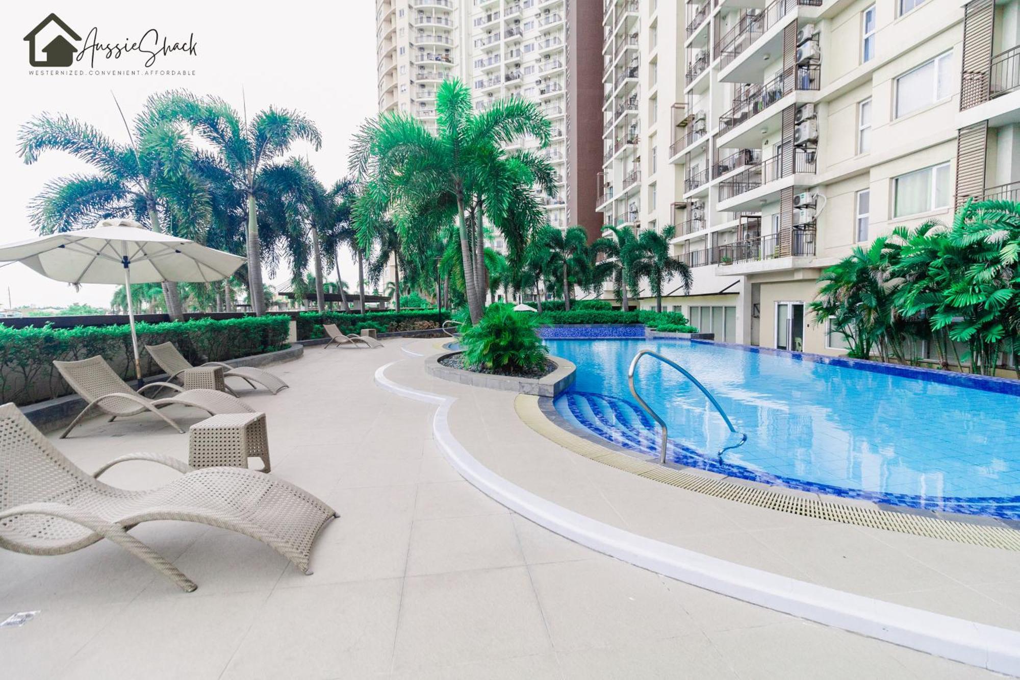 Aussie Shack - 2Br Modern Condo With Skyline View マニラ市 エクステリア 写真